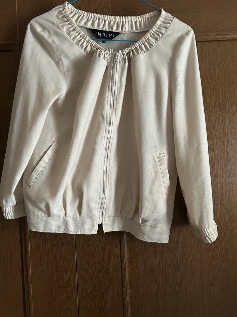 Thumbnail of INDIVI Collarless Jacket, Ivory