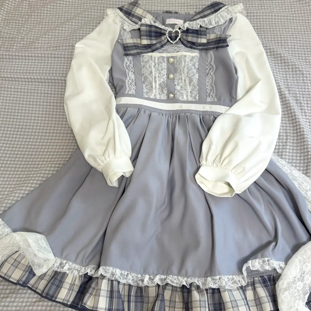 ♡ リズリサ レースエプロン風カシュクールワンピース ♡