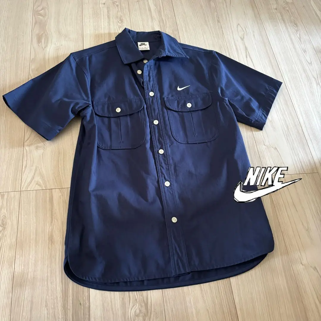 【即完売アイテム】FCRB NIKE 半袖シャツ　ボタンダウン　刺繍　希少 楽天市場】ナイキ ボタンダウンの通販