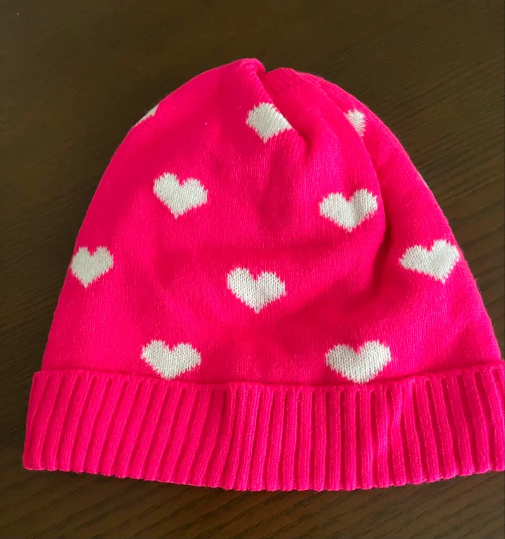 Thumbnail of GapKids Heart Pattern Knit Hat 52-54cm