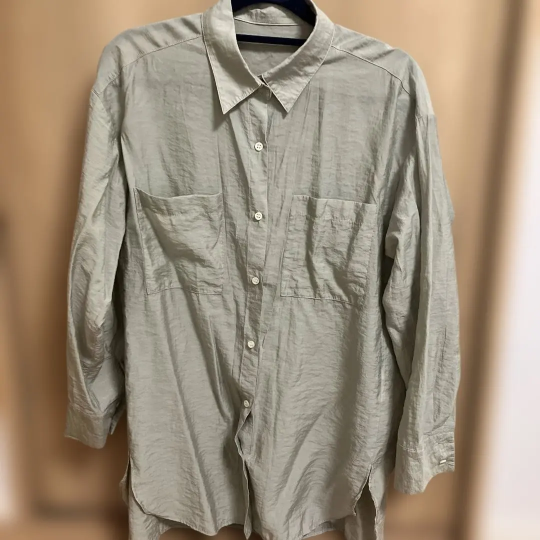 Thumbnail of Global Work Sheer Shirt, Khaki