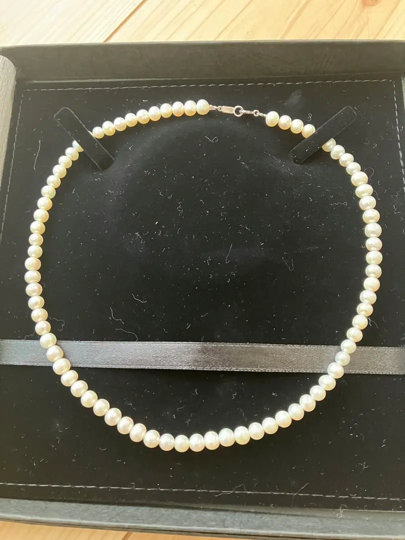 簡約白色珍珠項鍊 的縮圖