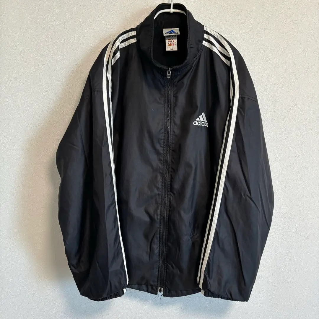 Thumbnail of Adidas 90s Nylon Jacket Black Embroidered Logo