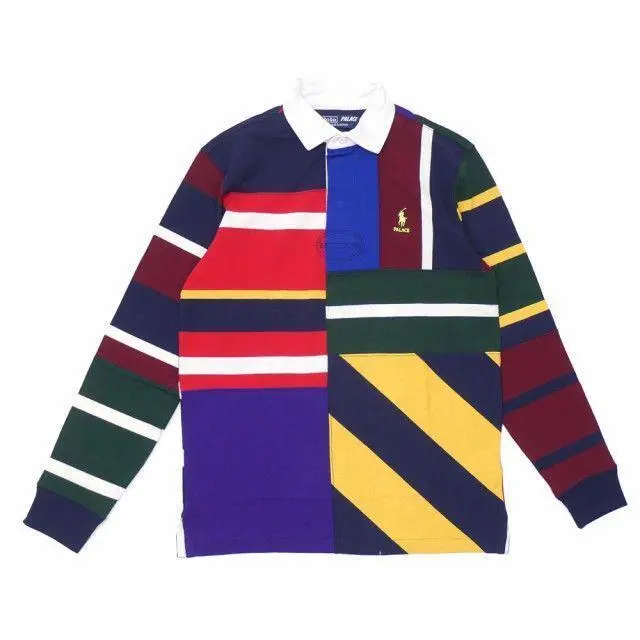 PALACE パレス ボーダー ポロシャツ 長袖 刺繍ロゴ palace036-05.jpg