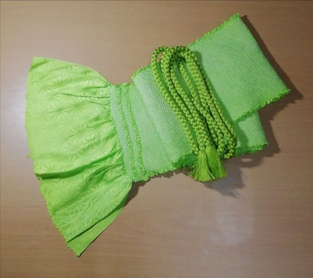 Thumbnail of Obi cord & Obiage (sash accessories), shibori (tie-dye), used item, ○ (circle/good condition)