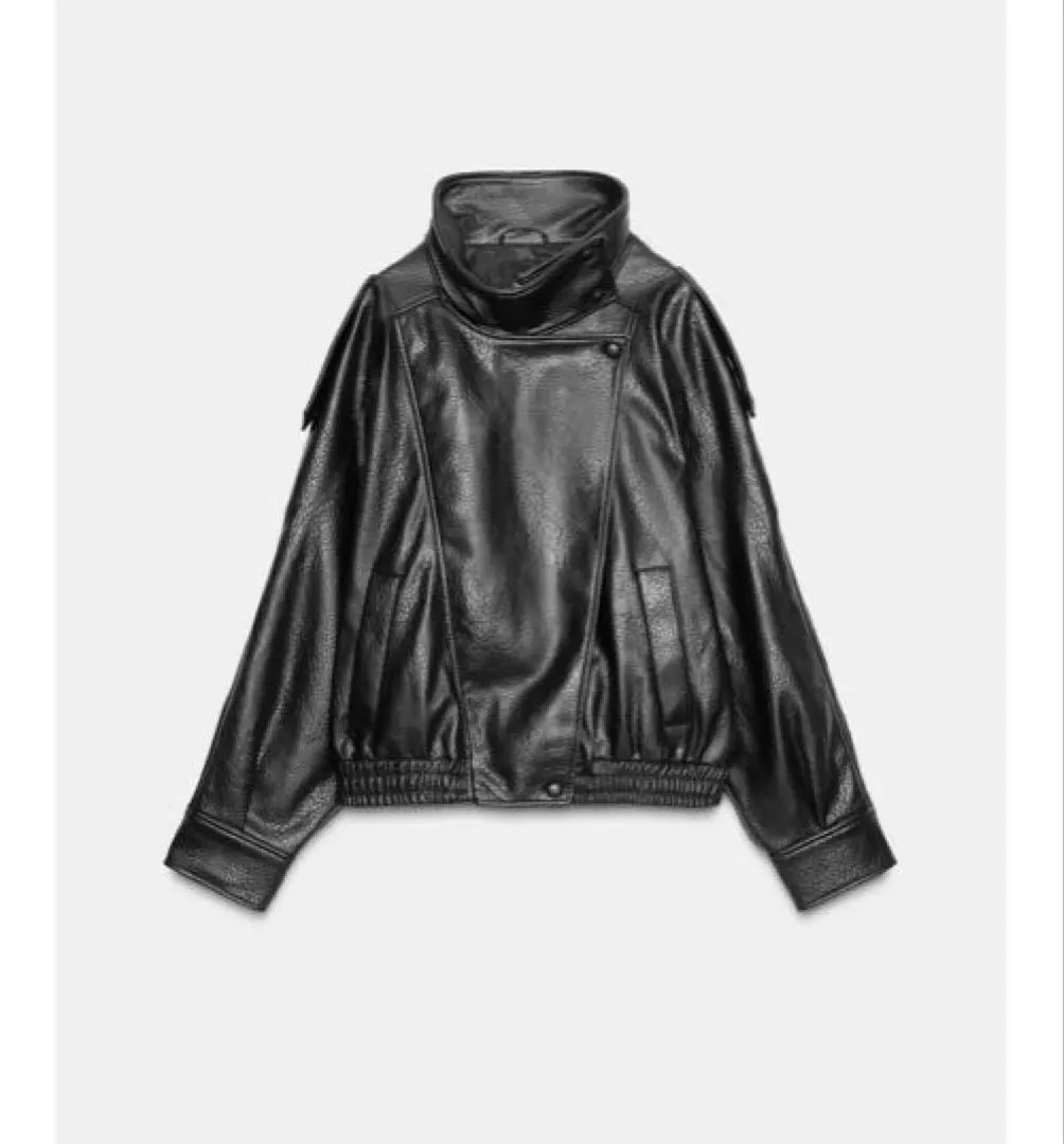 Thumbnail of New with tags ★ ZARA faux leather jacket ★ XS size ★ Black color