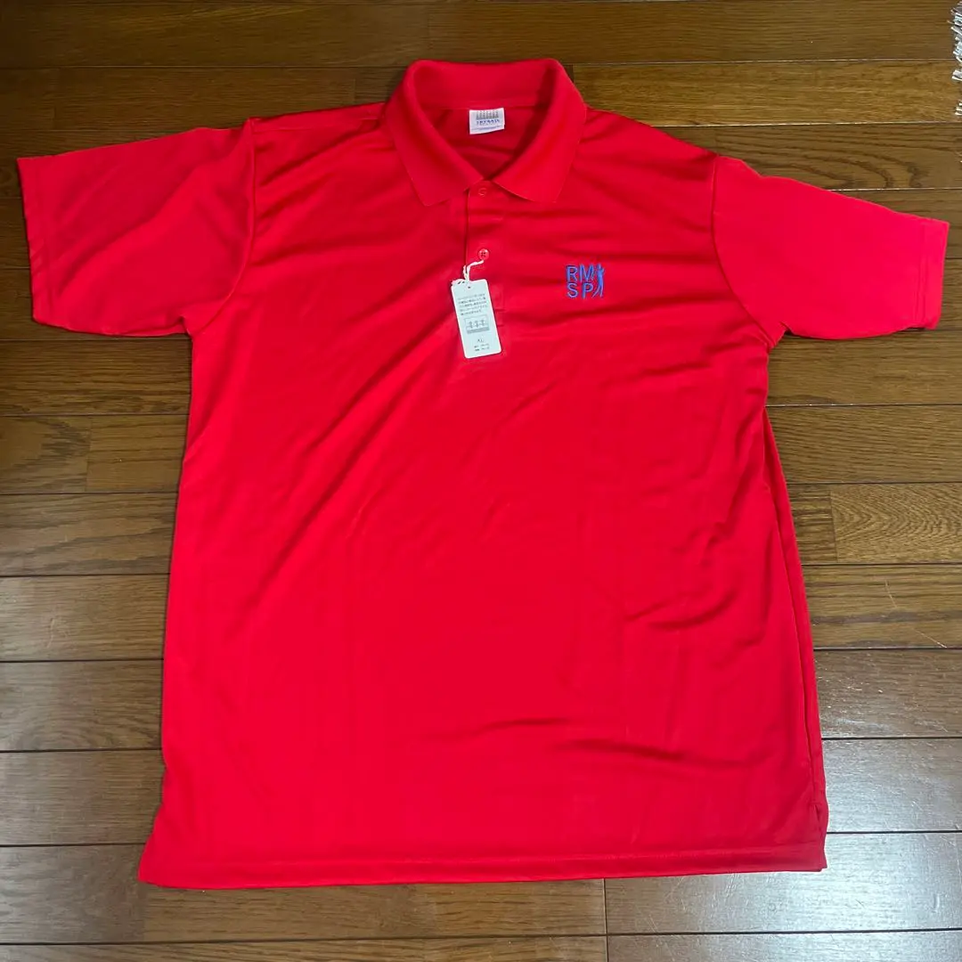 Thumbnail of New, Unused RM SP Golf Shirt XL Red Polo Shirt Polyester