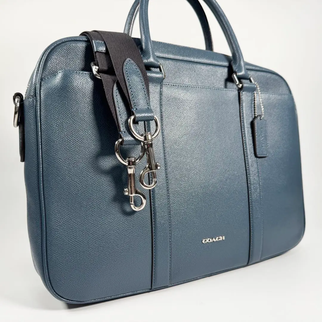 美品✨COACH コーチ 2way ビジネスバッグ レザー 紺 F59057 2025年最新】コーチ F59057の人気アイテム - メルカリ