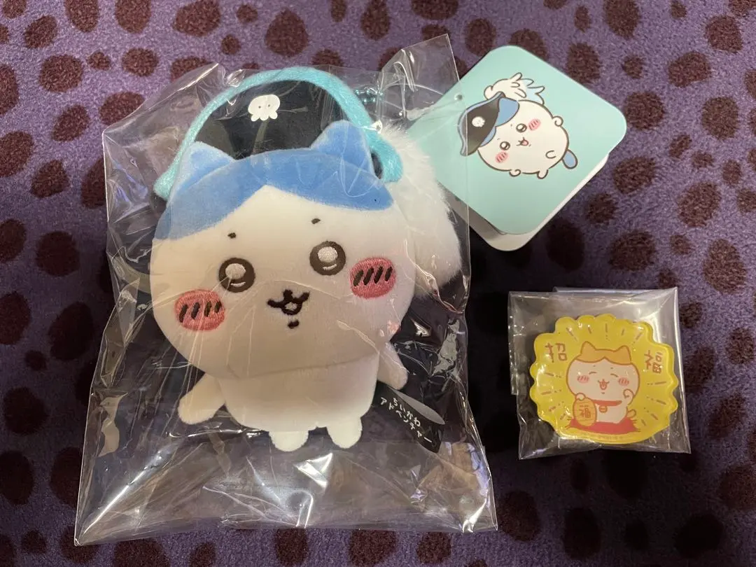 招福ハチワレ・おもちもちもちマスコットうさぎ2点セット ちいかわおもちもちもちマスコットセット ちいかわやハチワレ