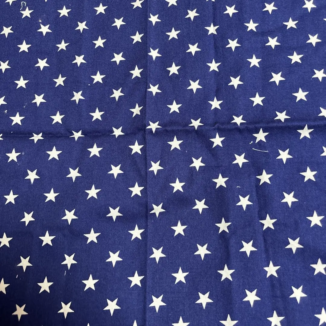 Thumbnail of ★ Navy Star Cotton Fabric