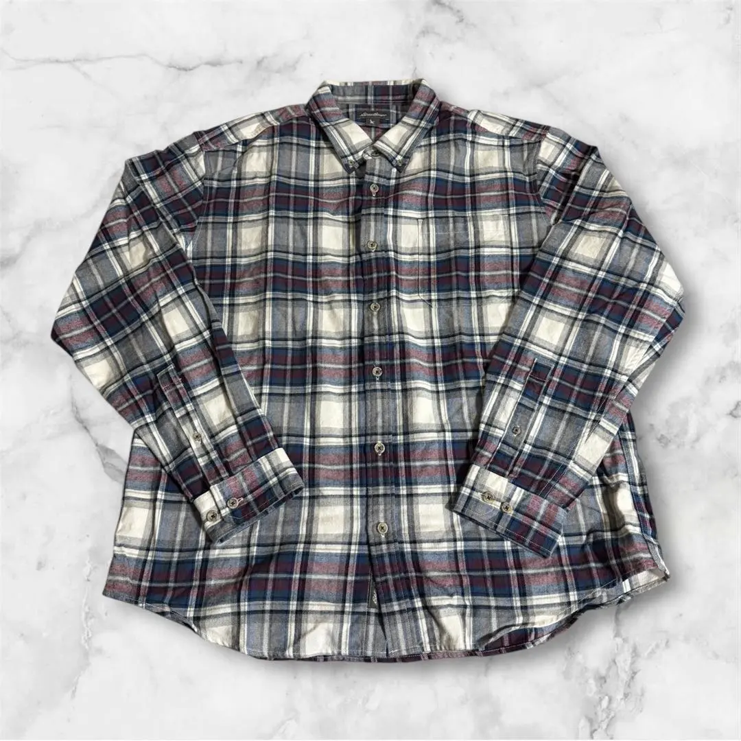 Thumbnail of m3328 Eddie Bauer check shirt XL