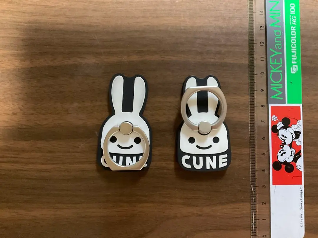 CUNE - CUNE スマホリング Amazon | レア キューン CUNE シリコン スマホリング 黒 うさぎ