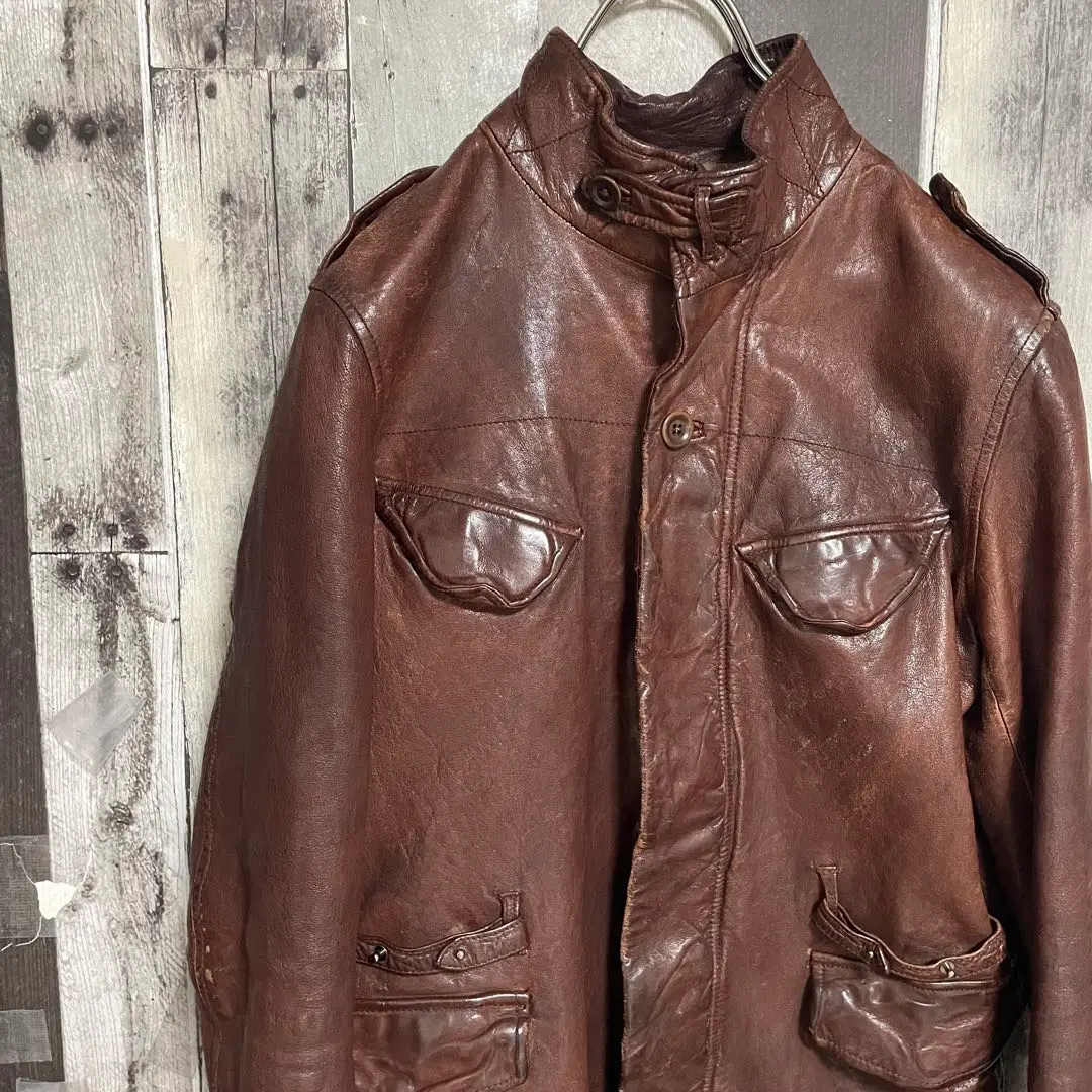 Edition トゥモローランド　レザーシングルライダース セール】【別注】DENIM×TOMORROWLAND ラムレザー シングル