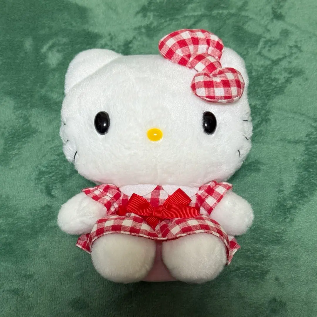 Thumbnail of Sanrio Hello Kitty Kitty-chan Plush Gingham Check