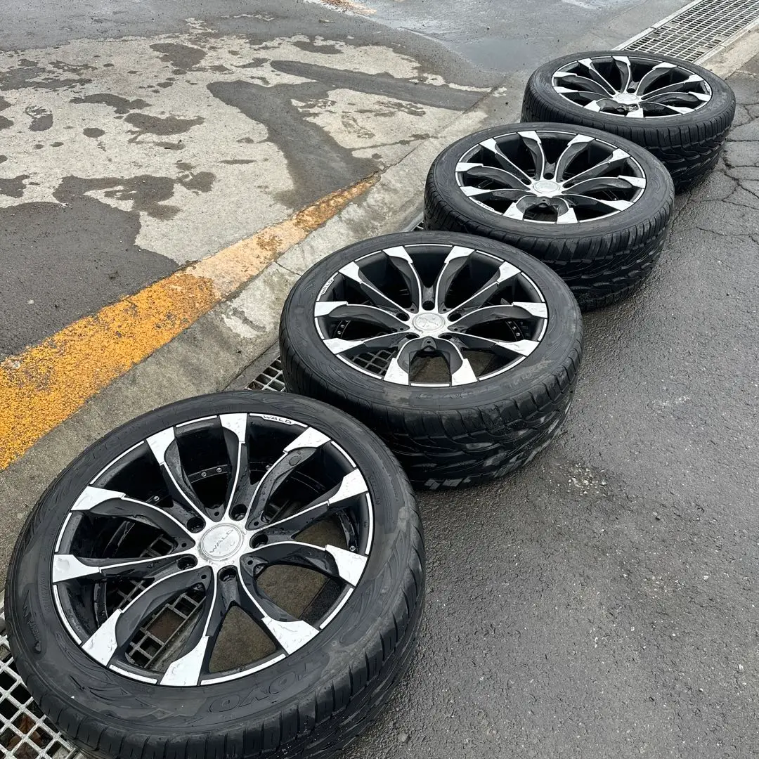 車種不明　軽四用　WALD オーバーフェンダー　フロントチンスポセット 車種不明軽四用WALD オーバーフェンダーフロントチンスポセット
