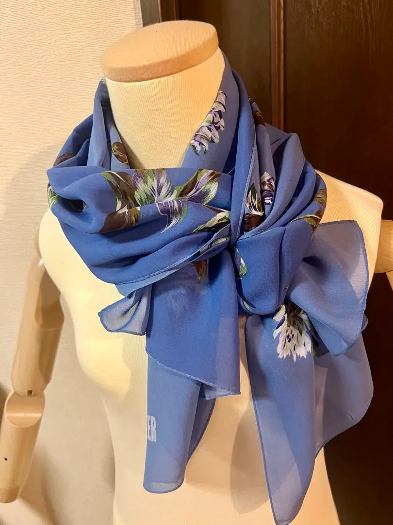 【未使用タグ付き】FEILER フェイラー ストール ロングスカーフ 花柄 未使用タグ付き】FEILER フェイラー ストール ロングスカーフ 花