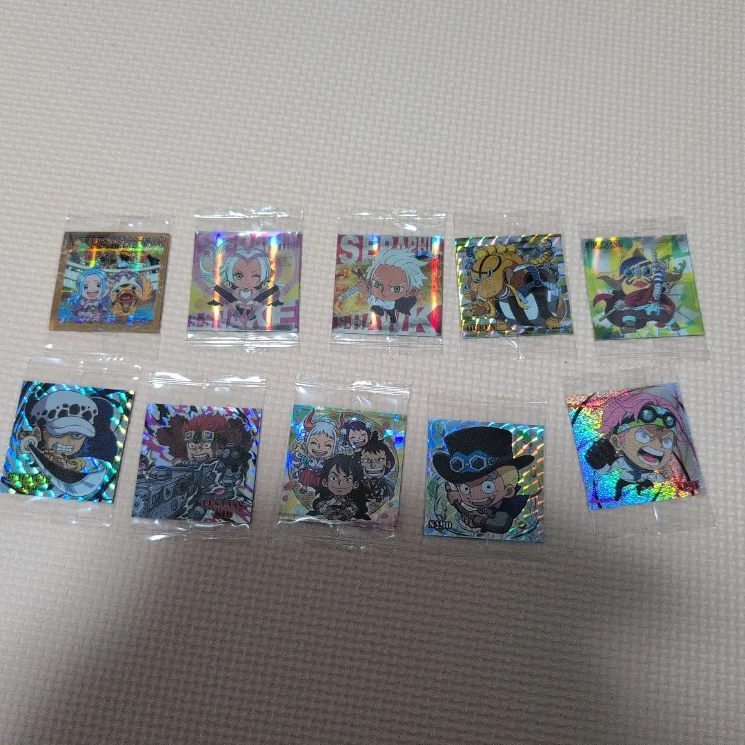 Thumbnail of One Piece, wafers, stickers, set