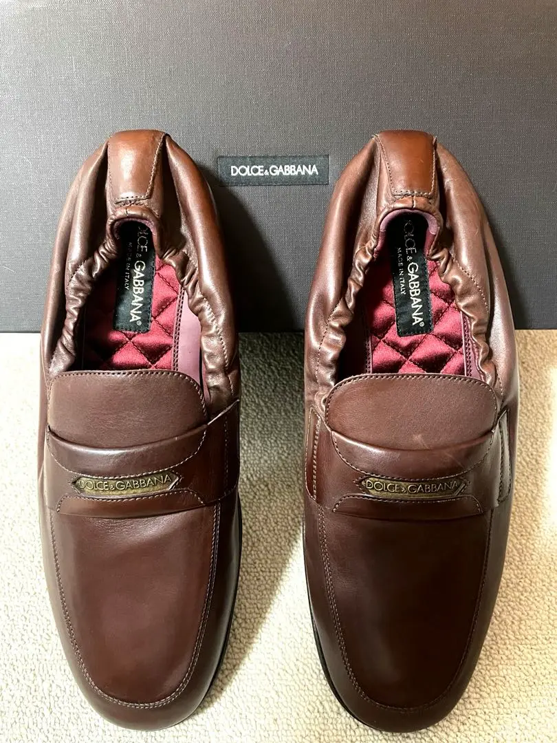 DOLCE & GABBANA レザーモカシン メンズレザーローファー＆モカシン | ドルチェ＆ガッバーナ®
