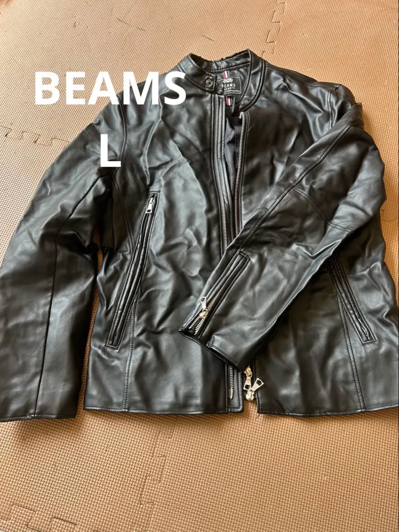 美品 BEAMS HEART シングル　レザージャケット　シープスキン　羊革 2025年最新】BEAMS HEART メンズ シングルライダースの人気