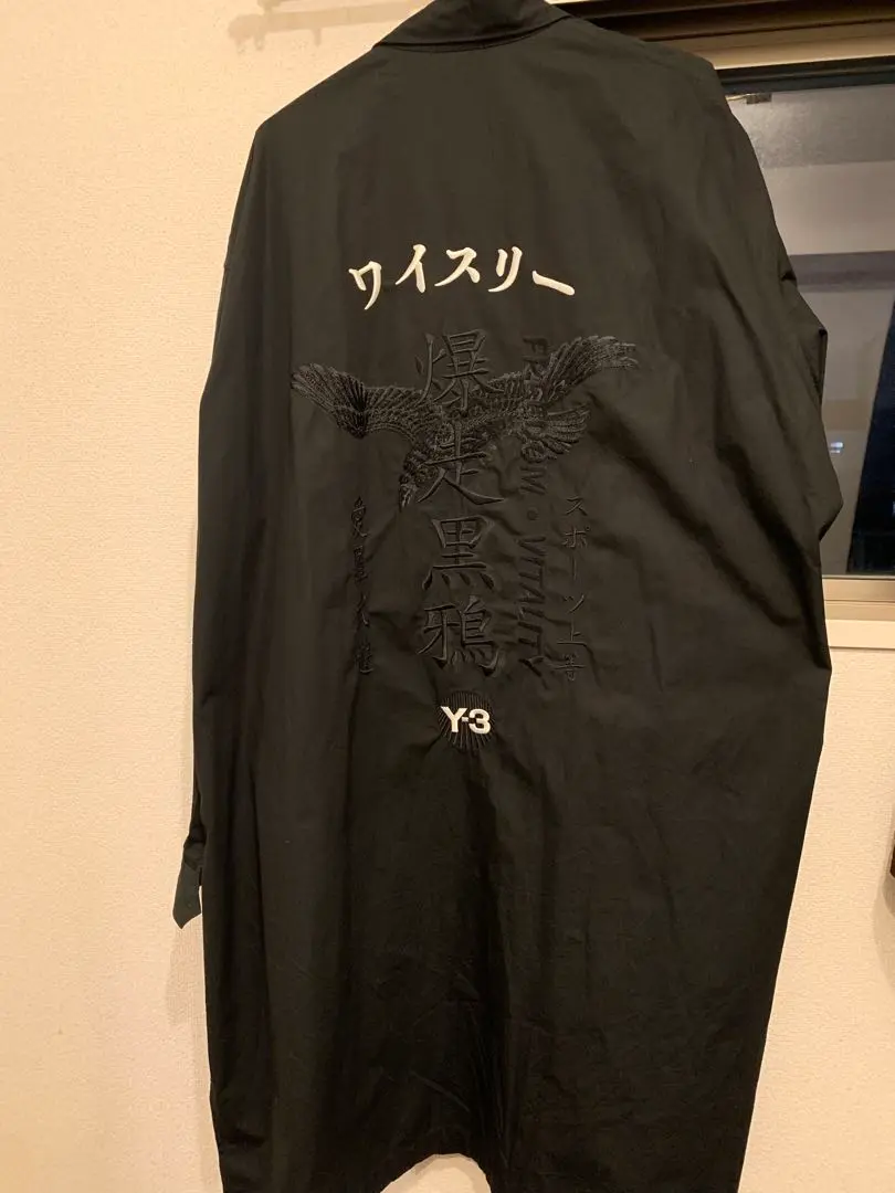 希少 Y-3 ヨウジヤマモト 爆走黒鴉 スウェット 刺繍 黒トレーナー 希少 Y-3 ヨウジヤマモト 爆走黒鴉 スウェット 刺繍 黒トレーナー