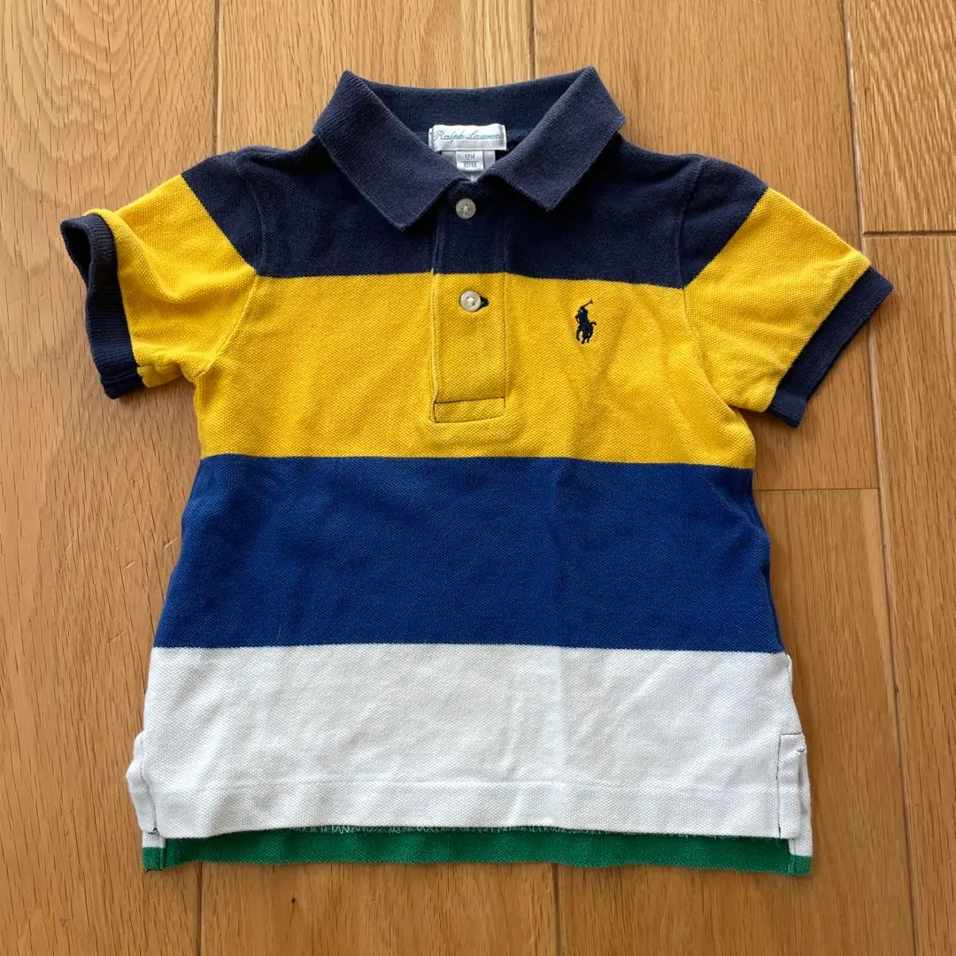 Thumbnail of Ralph Lauren colorful polo shirt, 12M
