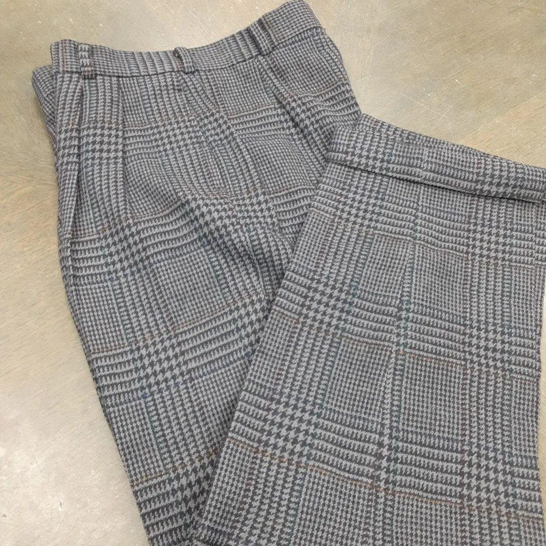 Thumbnail of Vintage Brooks Brothers Women's Tweed Glen Plaid OP Pants