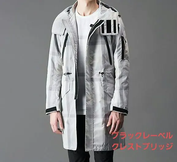 #黑標#CRESTBRIDGE#外套#夾克#灰色#格紋#L 的縮圖