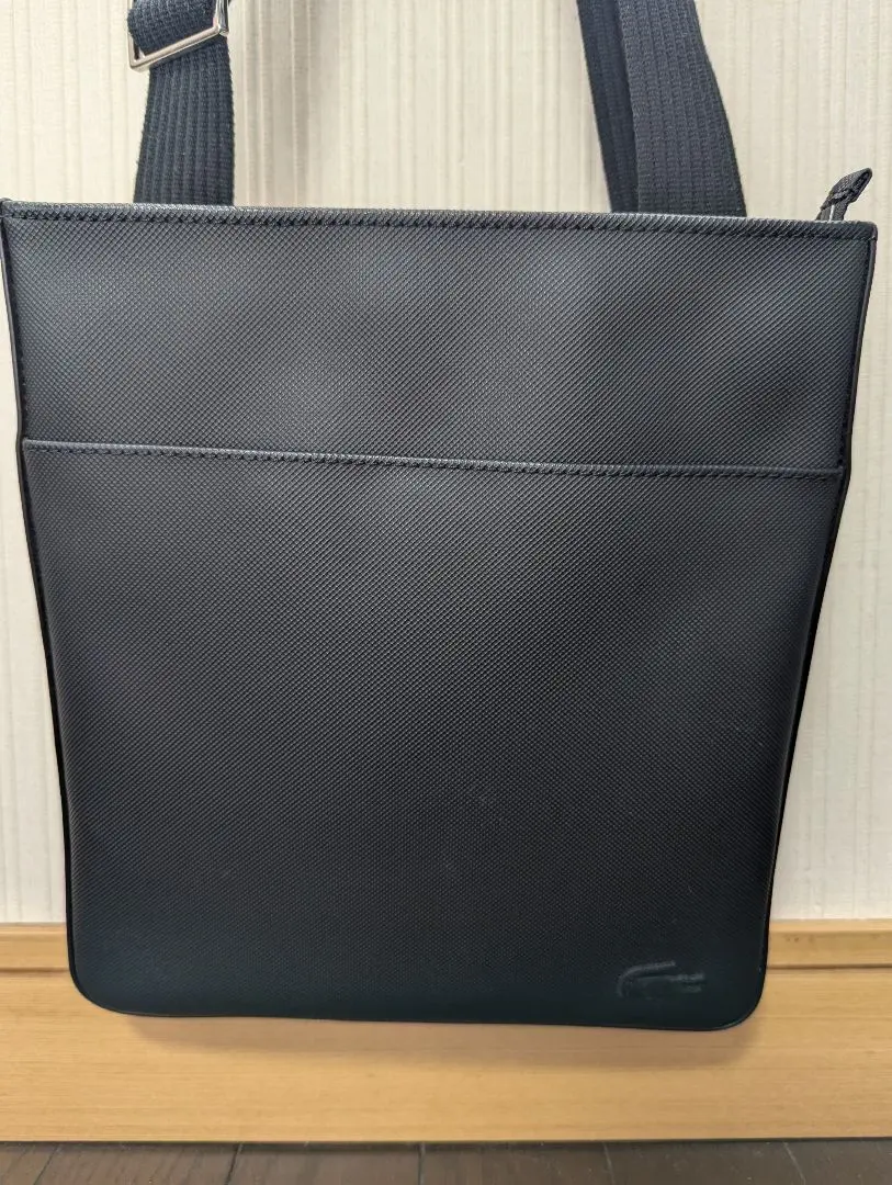 Thumbnail of LACOSTE Lacoste CLASSIC Embossed PVC Square Bag Black