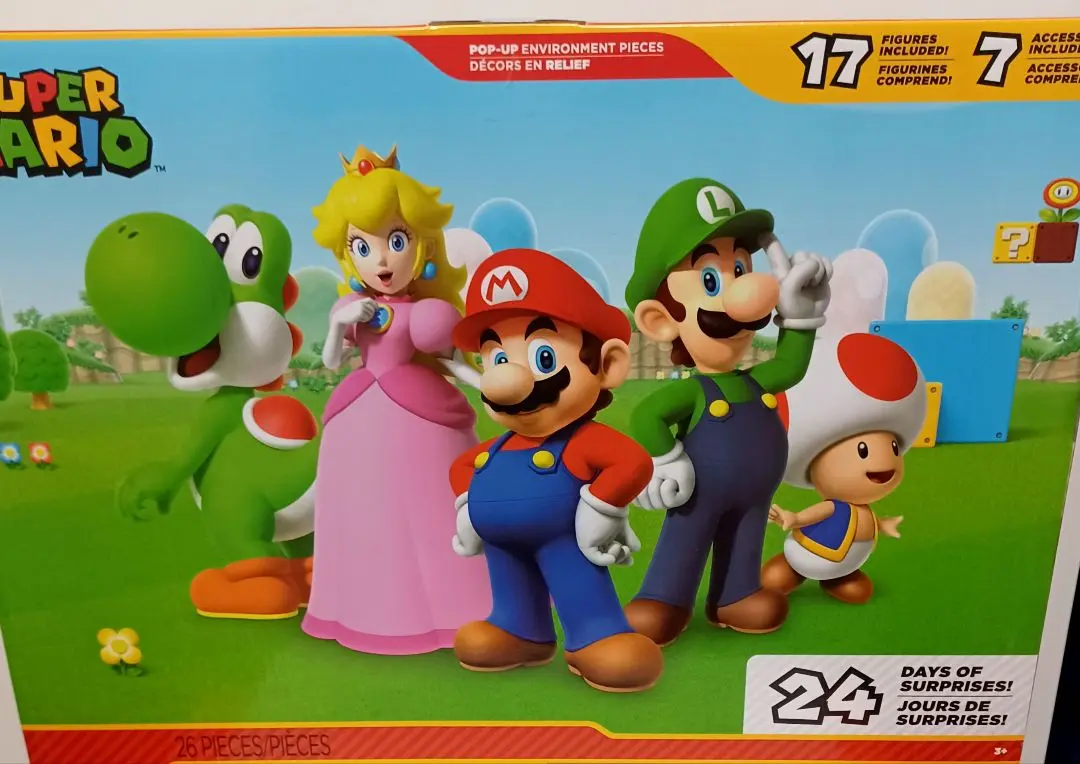 スーパーマリオ アドベントカレンダー内フィギュアセット 25体 スーパーマリオ アドベントカレンダー SUPER MARIO Nintendo