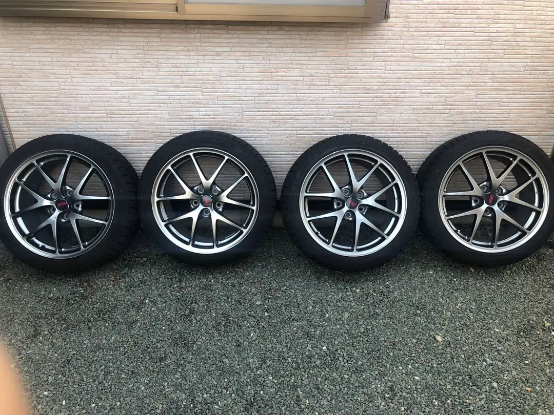 【1本のみ販売】スバル　VAB系　WRX/STI　タイプS純正　BBS製　鍛造品 BBS製 鍛造】スバル VAB WRX STI タイプS 純正 18in 8.5J +55