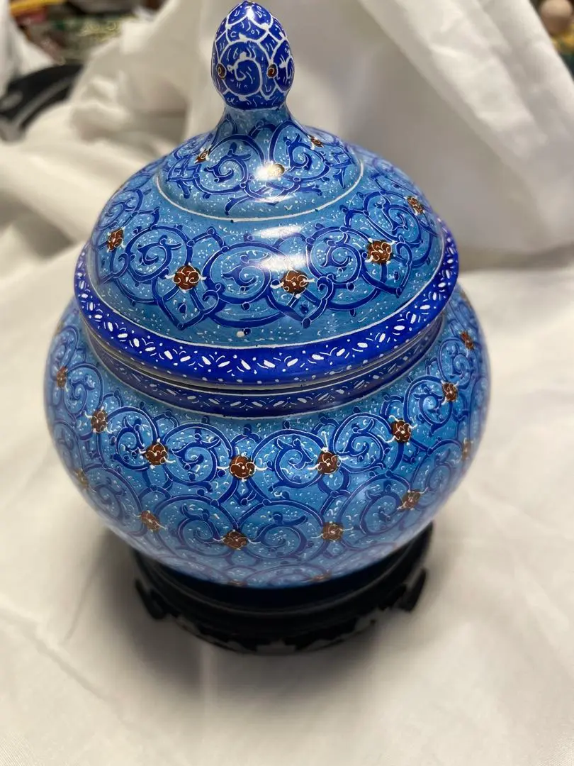 ミーナカーリー　伝統工芸品 　 イラン ミーナ・カーリー 11.5cm【01】 | Persia Sarah - ペルシャ サーラ -