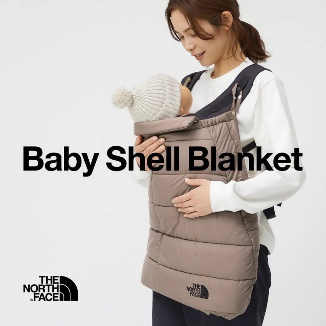 美品 THE NORTH FACE ベビーブランケット ウォルナット THE NORTH FACE (ザノースフェイス) Baby Shell Blanket