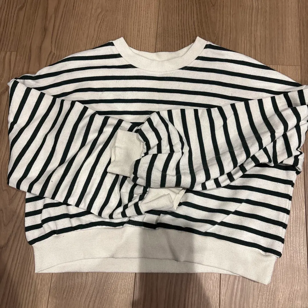 Thumbnail of White/Black Stripe Sweatshirt F