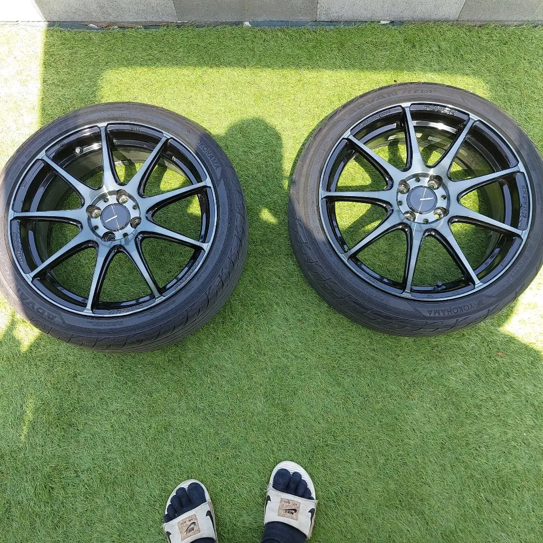 2本】ウェッズスポーツ114.3 8J×17 +35 SA90