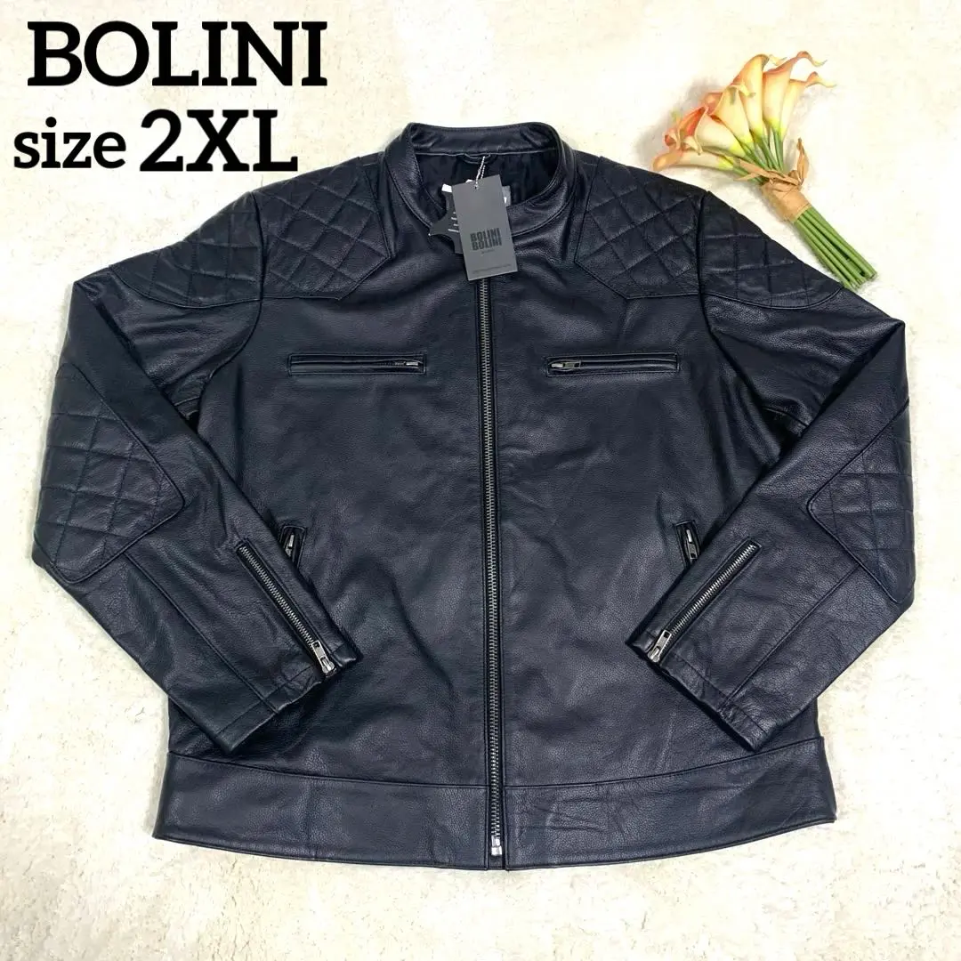 BOLINI ブラックライダースジャケット サイズ48 2025年最新】BOLLINI メンズ レザージャケット・ライダースの