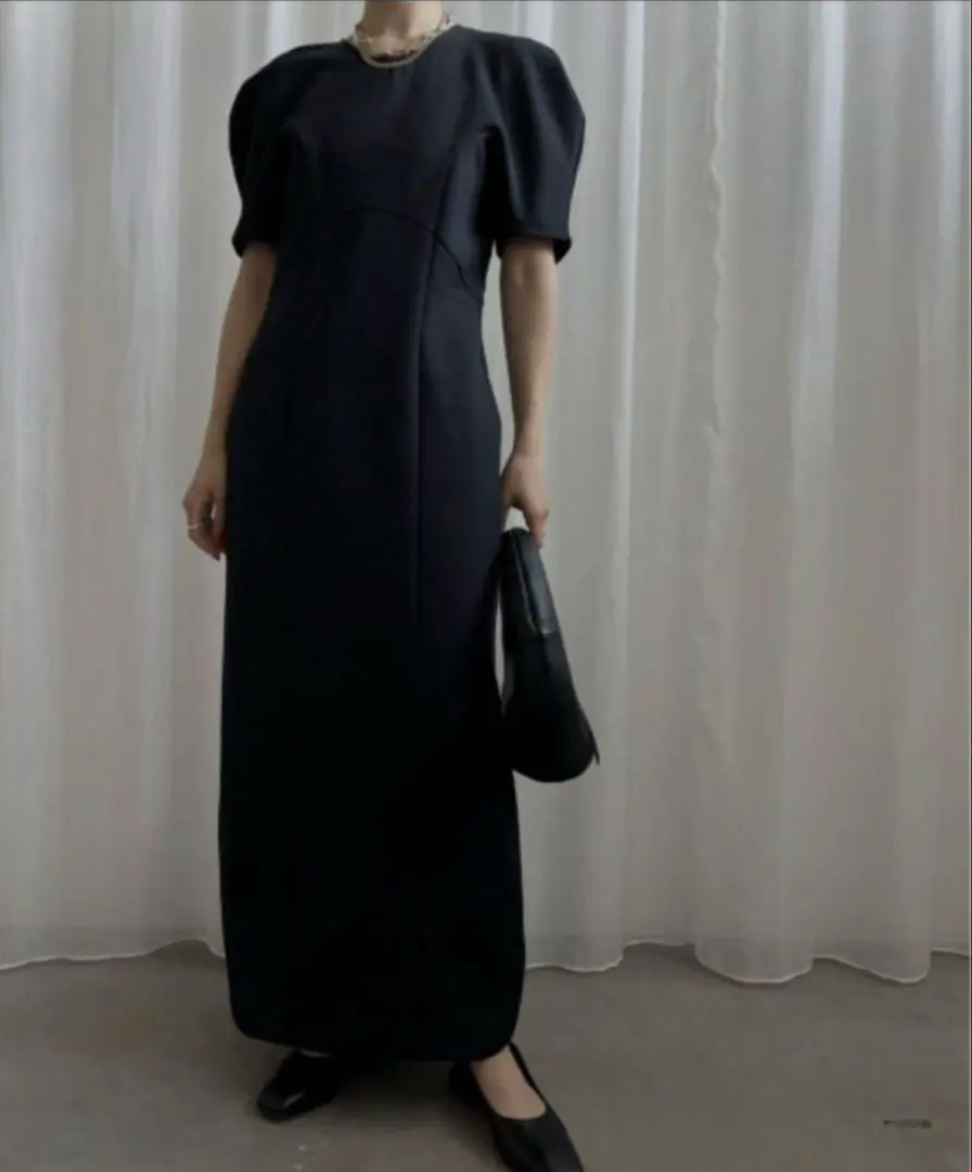 2025年最新】mirei kiritani × ameri tulip sleeve i line dress