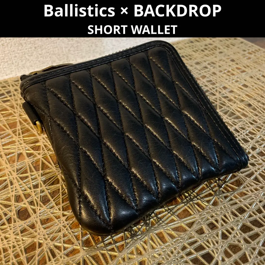⭐️未使用級⭐️バックドロップ　二つ折り財布　ロングウォレット　ブラック　レザー 2025年最新】バックドロップ ウォレットの人気アイテム - メルカリ