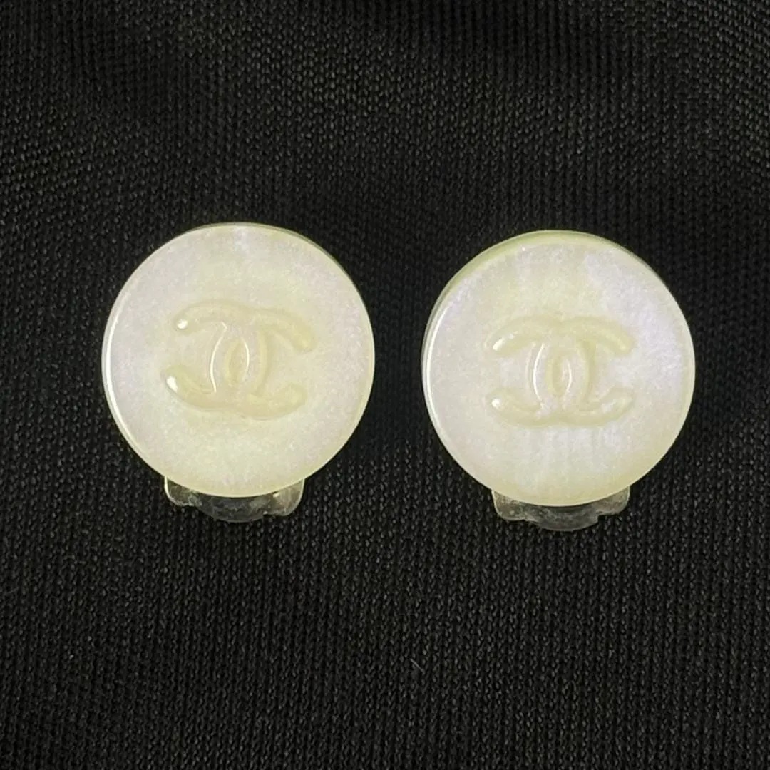 Thumbnail of CHANEL Chanel Coco Round Aurora Earrings 00C