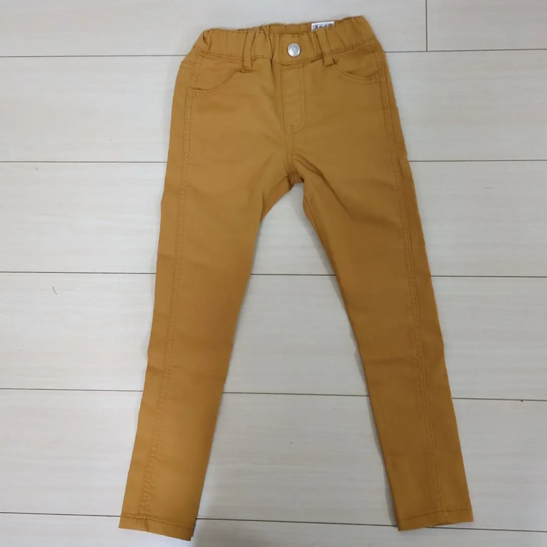 Thumbnail of BREEZE Mustard Slim Fit Pants 120