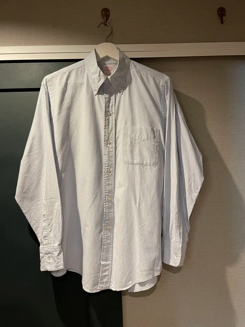 Thumbnail of 6-button 80s THE BAGGY stripe button-down shirt