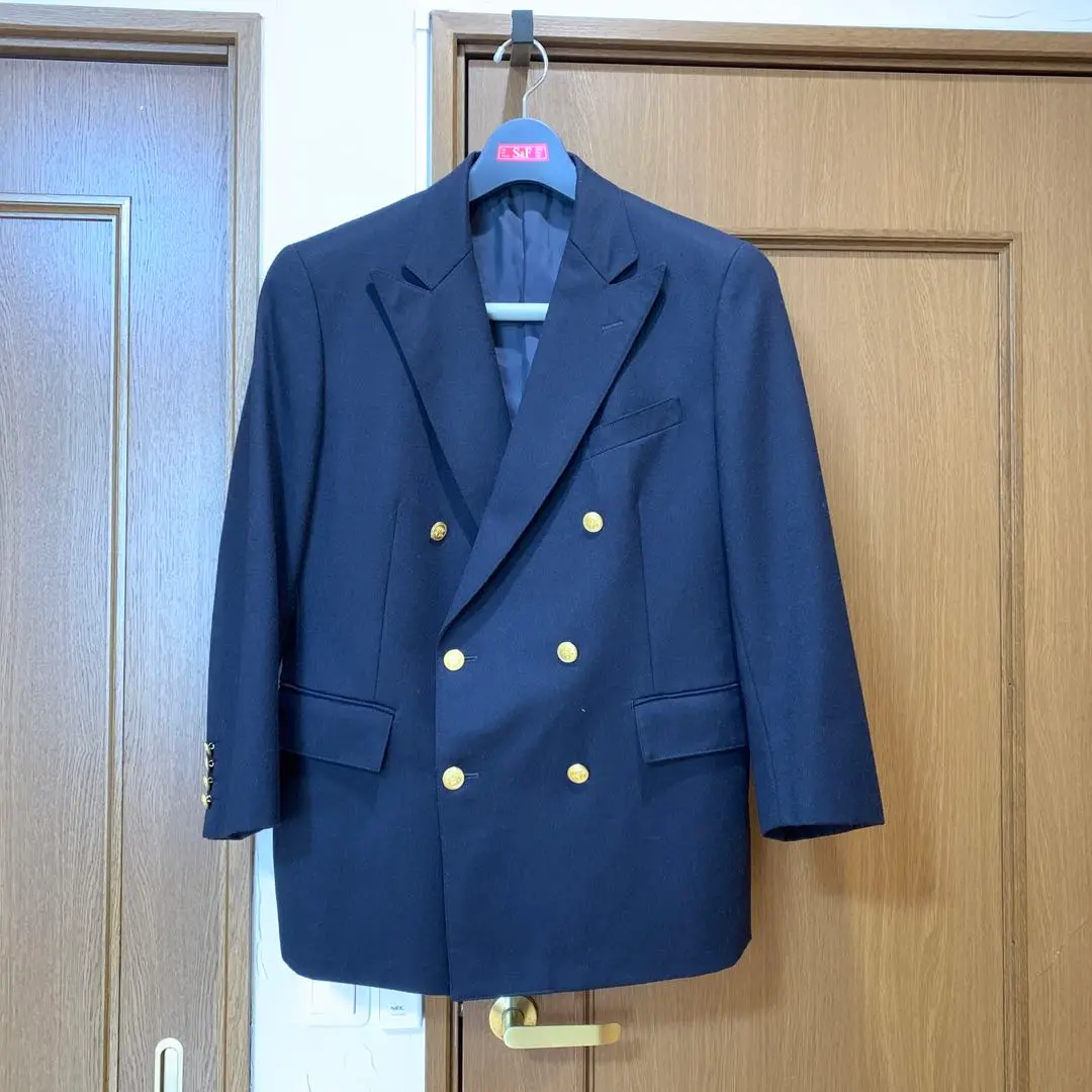 新品！　J.PRESS ネイビー シングルブレストブレザー AB5 新品！ J.PRESS ネイビー シングルブレストブレザー AB5