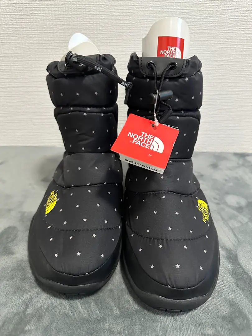 希少美品！Xgirl×The North Face 星柄ヌプシブーツ　18センチ 希少美品！Xgirl×The North Face 星柄ヌプシブーツ18センチ