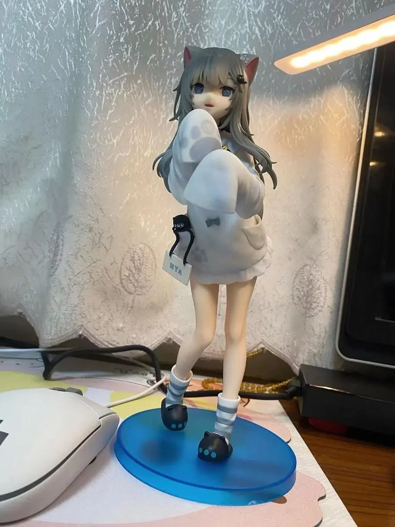 貓耳訂製模型 灰色21cm 的縮圖