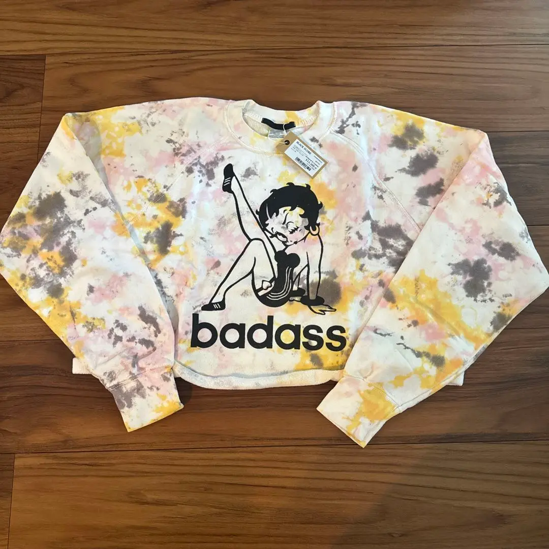 blackscore Margiela メタリカ　クロップドトレーナー L blackscore Margiela メタリカ クロップドトレーナー L