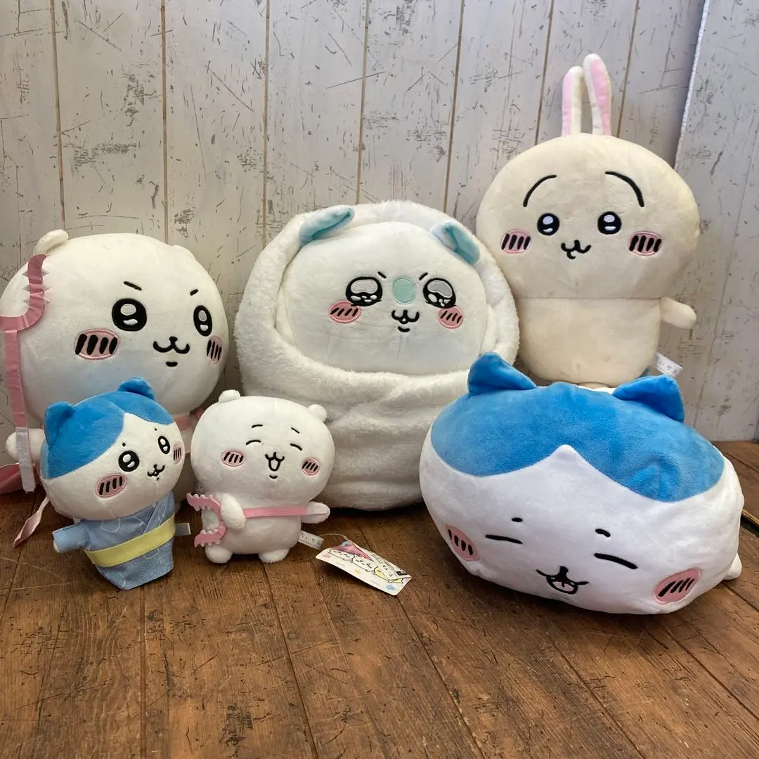 Thumbnail of FURYU Chiikawa Plushies Set: Chiikawa, Hachiware, Usagi, Momonga
