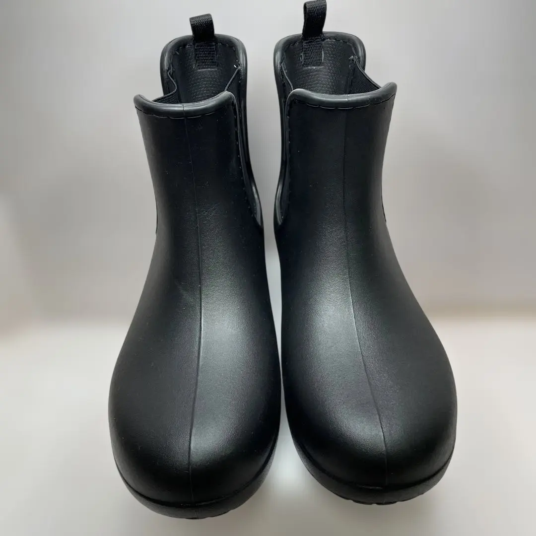 Thumbnail of Black Rubber Side-Gore Boots (Short Length) CROCS