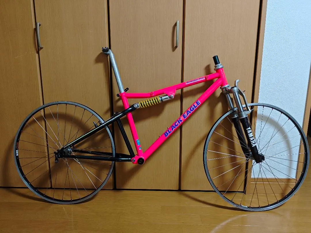 【ジャンク扱い】oldmtb 丸石 Black eagle フレームセット ジャンク扱い】oldmtb 丸石 Black eagle フレームセット