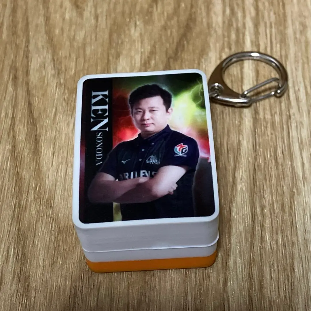 Mリーグ　キーホルダー 受注生産> Mリーグカラー 麻雀格闘倶楽部イメージ 麻雀牌