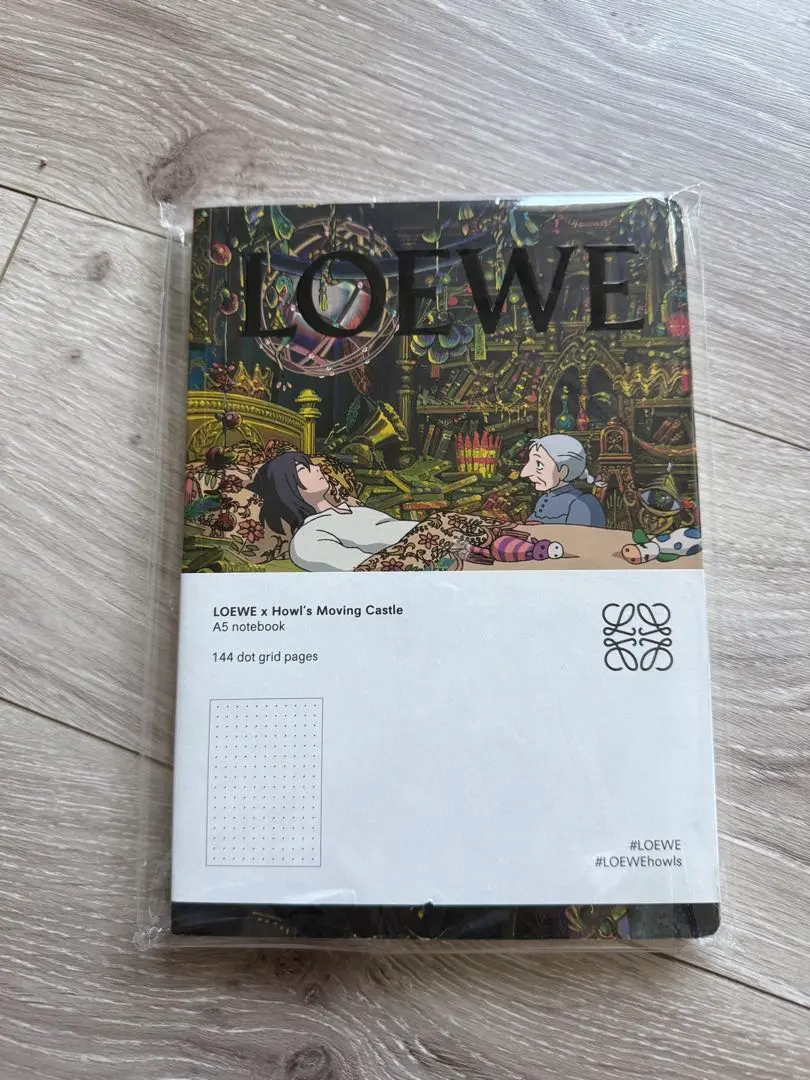 LOEWE ジブリ ノート ノベルティ ロエベ LOEWE ジブリ 千尋 ノート 袋 湯札 リボン 千と千尋