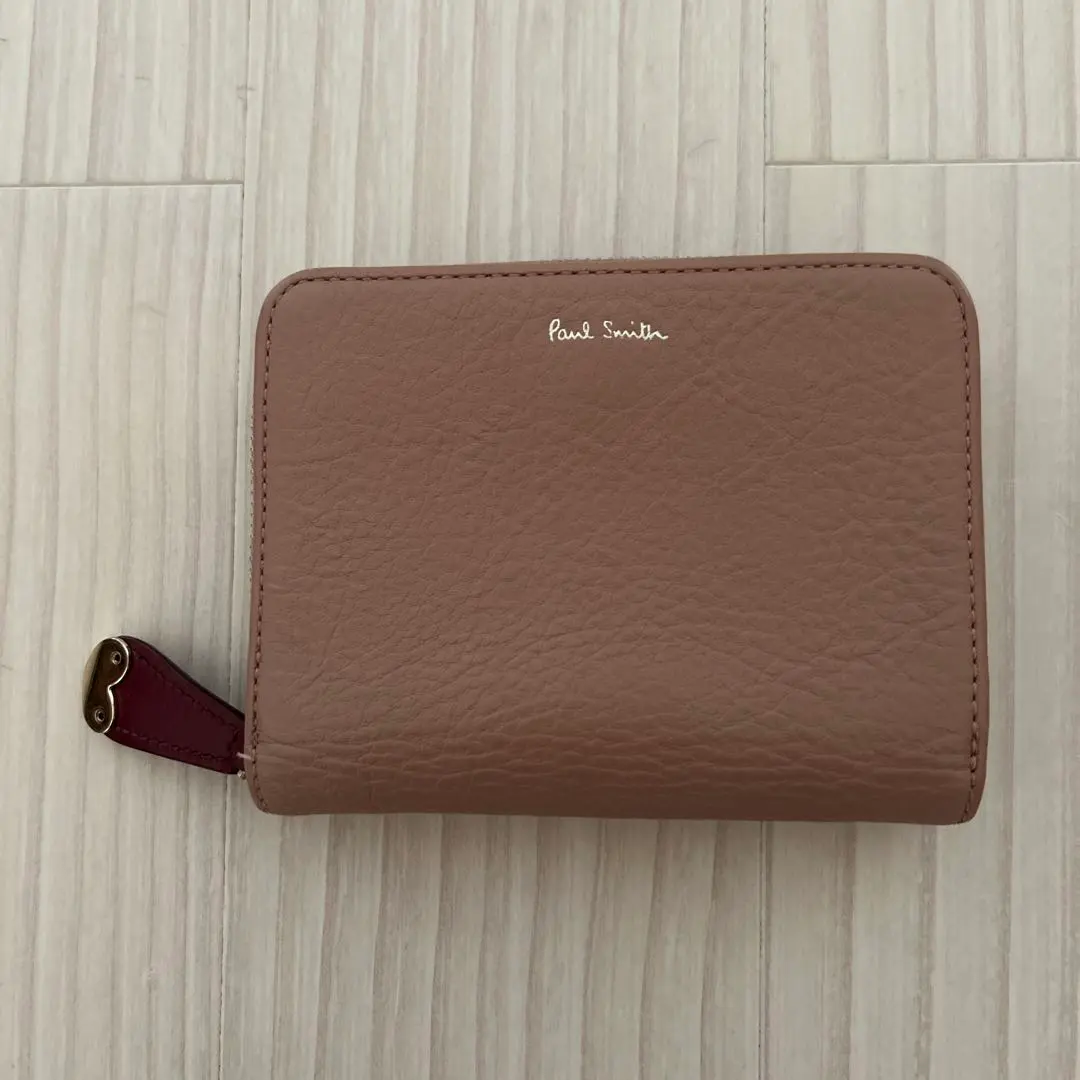 Thumbnail of Paul Smith Heart Pull Bi-fold Wallet, Pink Beige